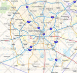 South Texas Wall Map by Map Sherpa