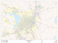 Waco Wall Map by Map Sherpa