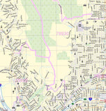 El Paso Wall Map by Map Sherpa