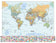 Classic World Wall Map with Flags by Globe Turner