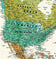 Contemporary World Wall Map by Globe Turner