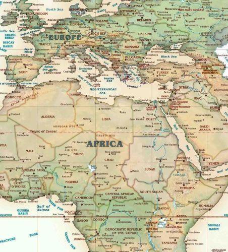Legacy World Wall Map by Compart Maps