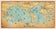 Antiqued World Wall Map