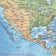 Western Hemisphere Wall Map