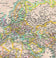 World Antique-Look Wall Map by Kappa Map Group