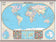 World Large Scale Wall Map by Kappa Map Group