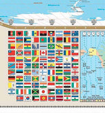 World Large Scale Wall Map by Kappa Map Group