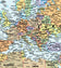 Classic Style World Wall Map by Globe Turner