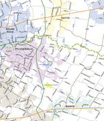 Greater Austin Area Major Arterial Wall Map by True North Publishing