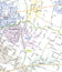 Greater Austin Area Major Arterial Wall Map by True North Publishing