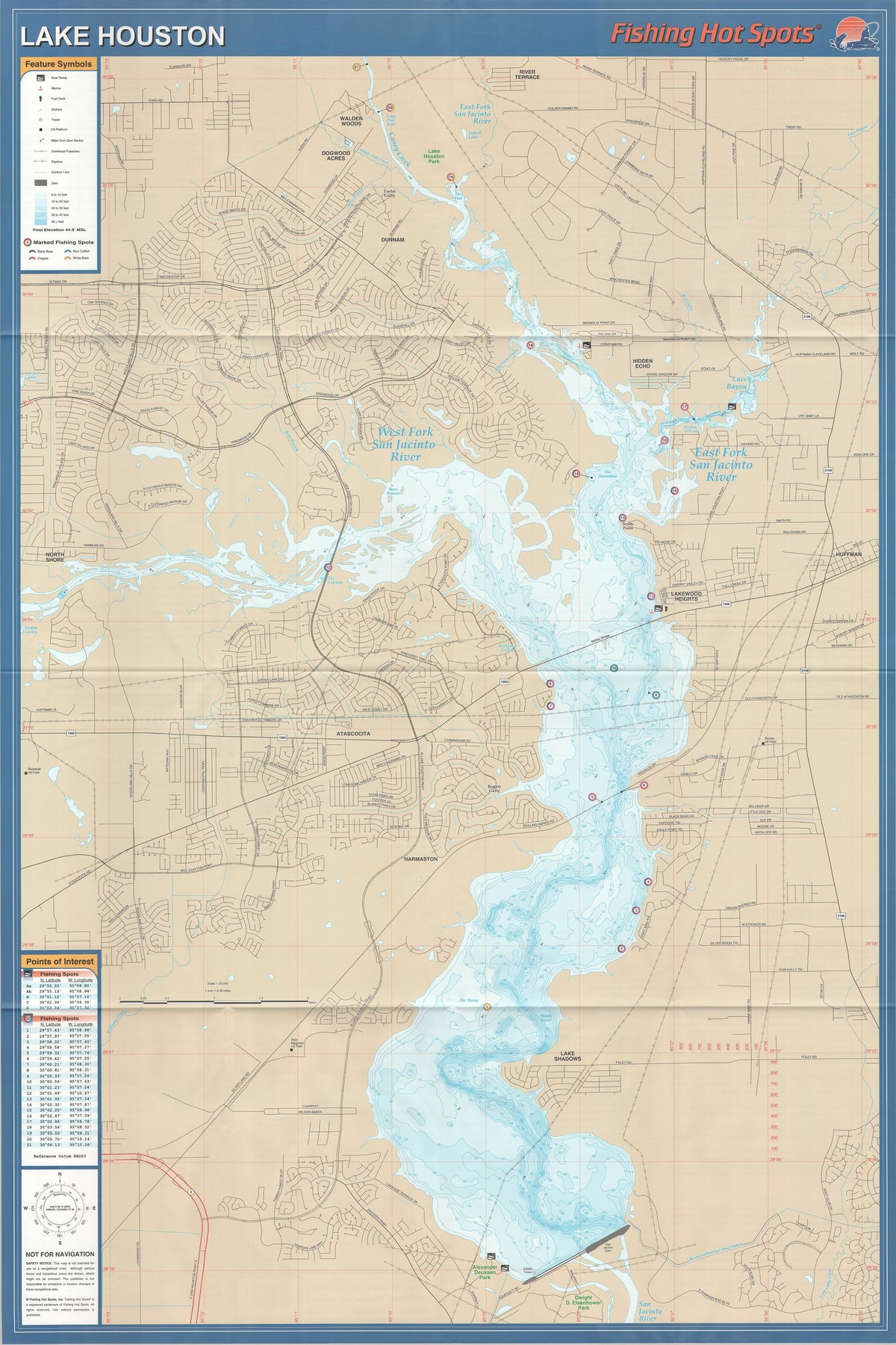 Lake Houston by Fishing Hot Spots