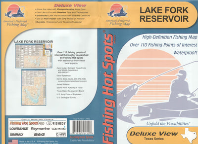 Lake Fork Reservoir by Fishing Hot Spots
