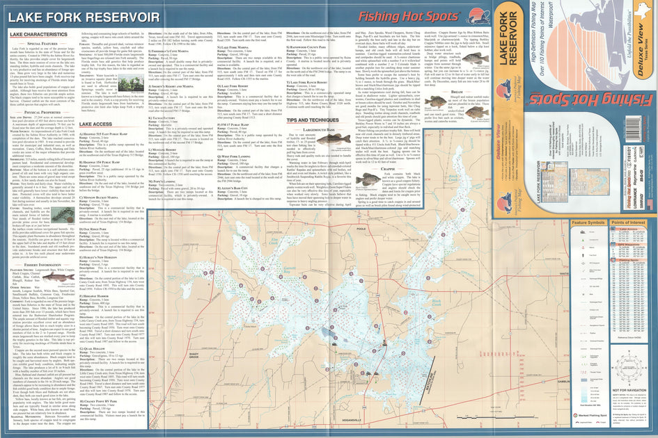 Map Of Lake Fork Reservoir Map Of Lake Fork Reservoir