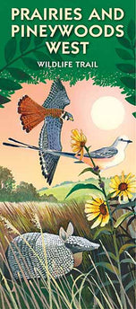Prairies & Pineywoods Wildlife Trails Map - West