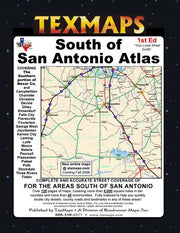 South of San Antonio Atlas by Texmaps