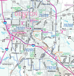 DFW Regional Area Major Arterial Wall Map