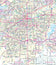 DFW Regional Area Major Arterial Wall Map