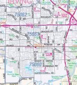 DFW Regional Area Major Arterial Wall Map