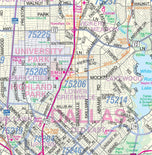 DFW Regional Area Major Arterial Wall Map