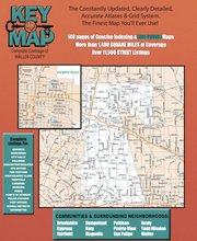 Waller County Atlas by Key Maps, Wire-o version