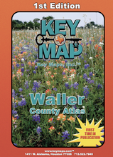 Waller County Atlas by Key Maps, Wire-o version